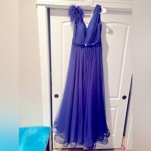 Dark blue wedding dresse